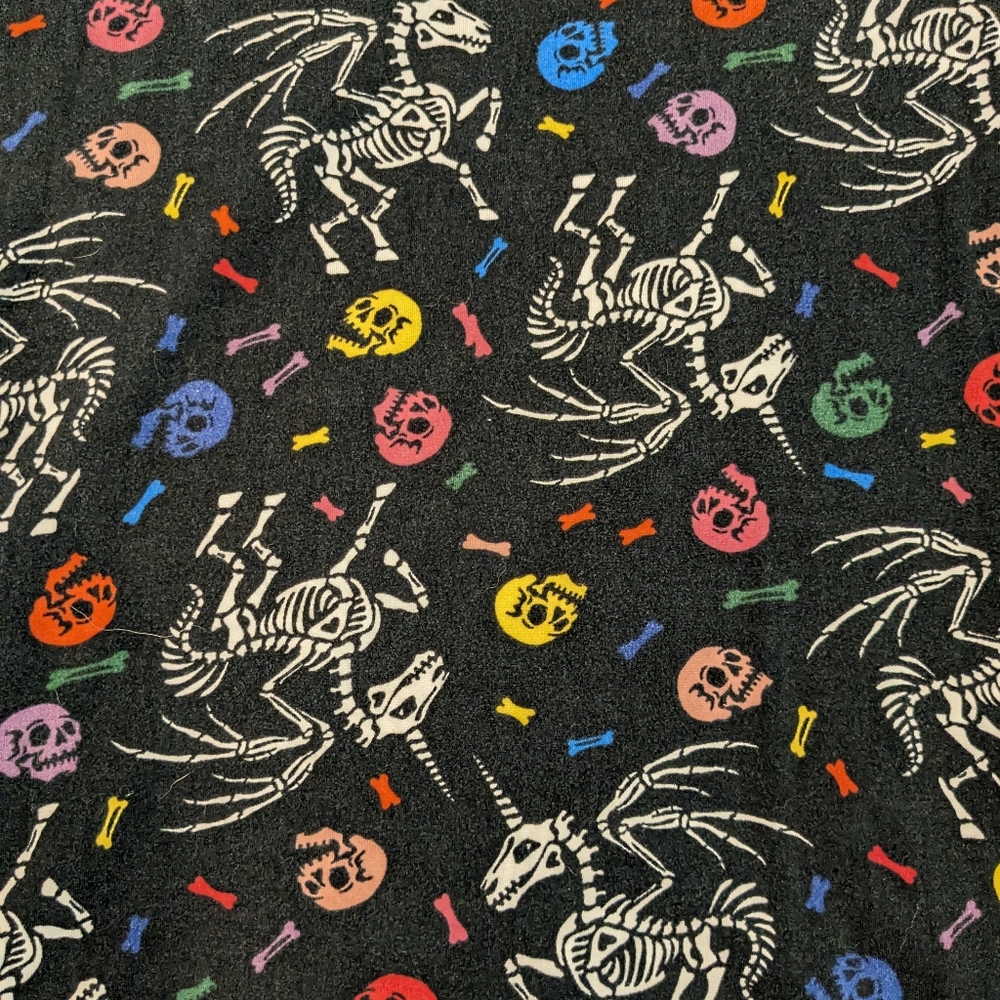 Unicorn skeleton onesie